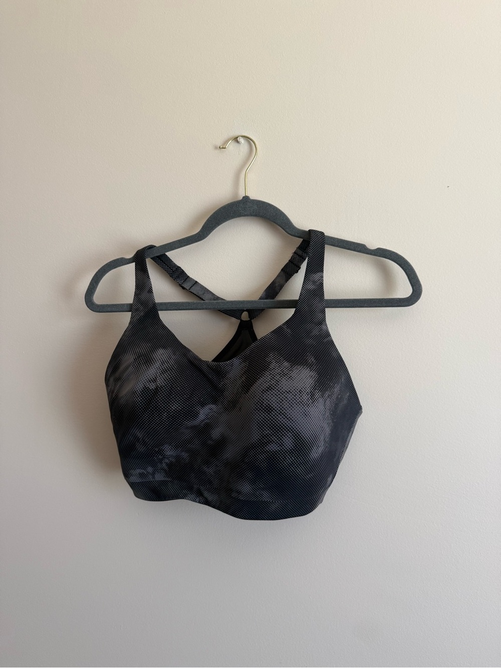 Athleta Black & Gray Advance Sports Bra